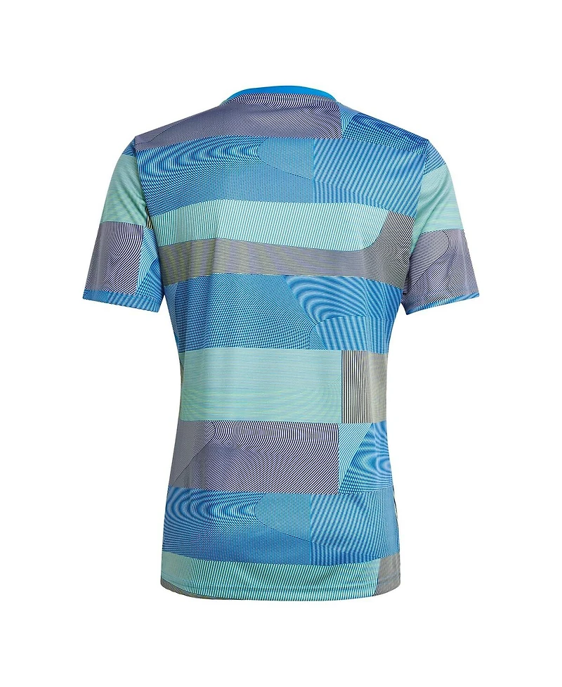 Adidas Men's Blue Real Madrid 2025/26 Aeroready Pre-Match Jersey