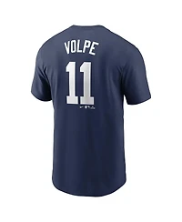 Nike Men's Anthony Volpe Navy New York Yankees Fuse Name Number T-Shirt