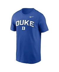 Nike Men's Royal Duke Blue Devils Primetime Arch Stack T-Shirt
