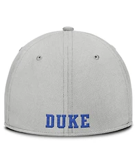 Nike Men's Gray Duke Blue Devils Rise Practice Performance Adjustable Hat