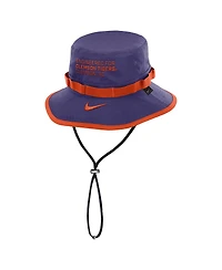 Nike Men's Purple Clemson Tigers 2025 Sideline Apex Boonie Performance Bucket Hat