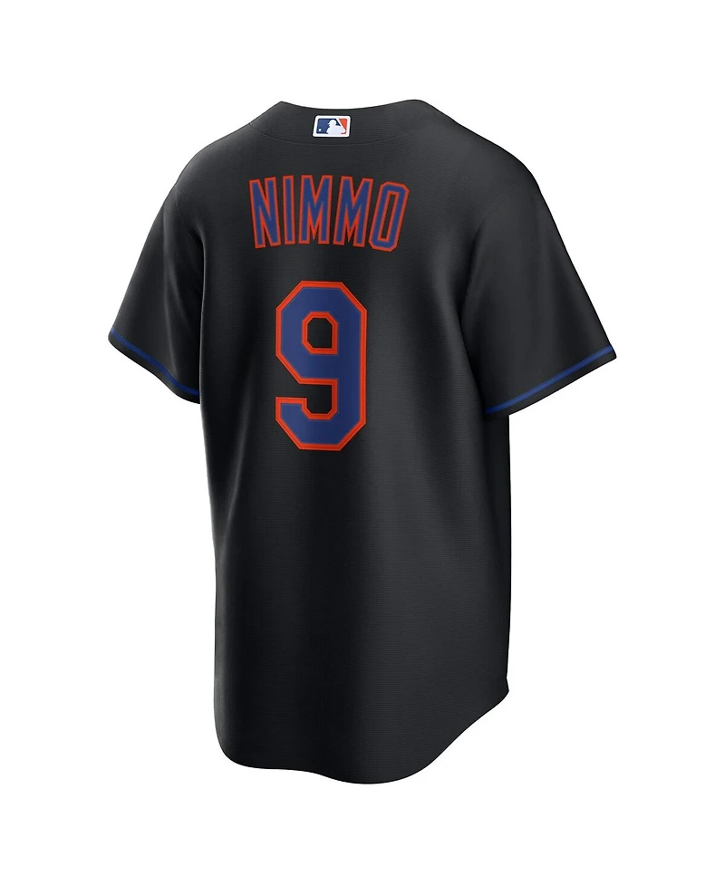 Nike Men's Brandon Nimmo Black New York Mets Alternate Replica Jersey