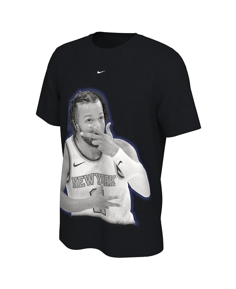 Nike Men's and Women's Jalen Brunson Black New York Knicks Player Graphic T-Shirt