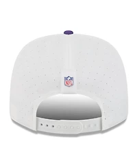 New Era Men's White/Purple Minnesota Vikings 2025 Nfl Training Camp 9SEVENTY Adjustable Hat