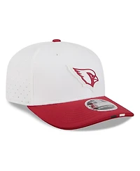 New Era Men's White/Cardinal Arizona Cardinals 2025 Nfl Training Camp 9SEVENTY Adjustable Hat