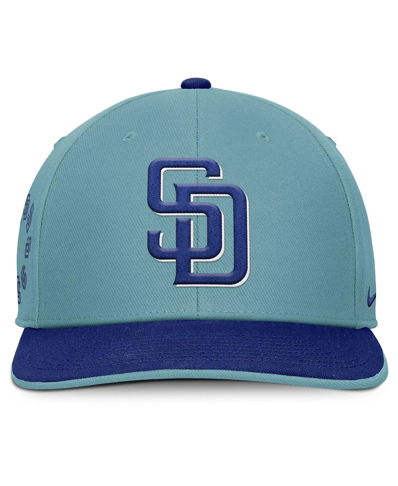 Nike Men's Turquoise San Diego Padres Father's Day Pro Performance Snapback Hat
