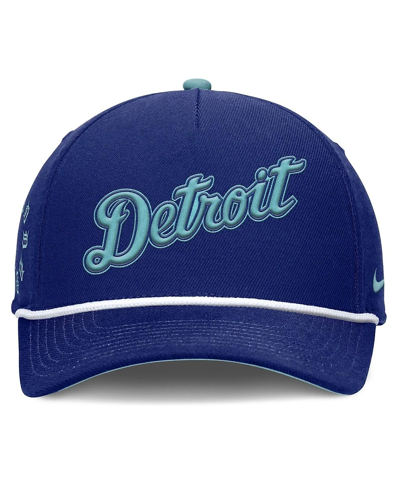 Nike Men's Royal Detroit Tigers Father's Day Rise Adjustable Hat