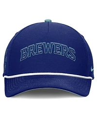 Nike Men's Royal Milwaukee Brewers Father's Day Rise Adjustable Hat