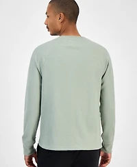 Sun + Stone Men's Waffle-Knit Thermal Shirt, Macy's Exclusive