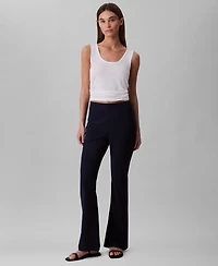 Calvin Klein Women's Stretch Crepe Pull-On Pants