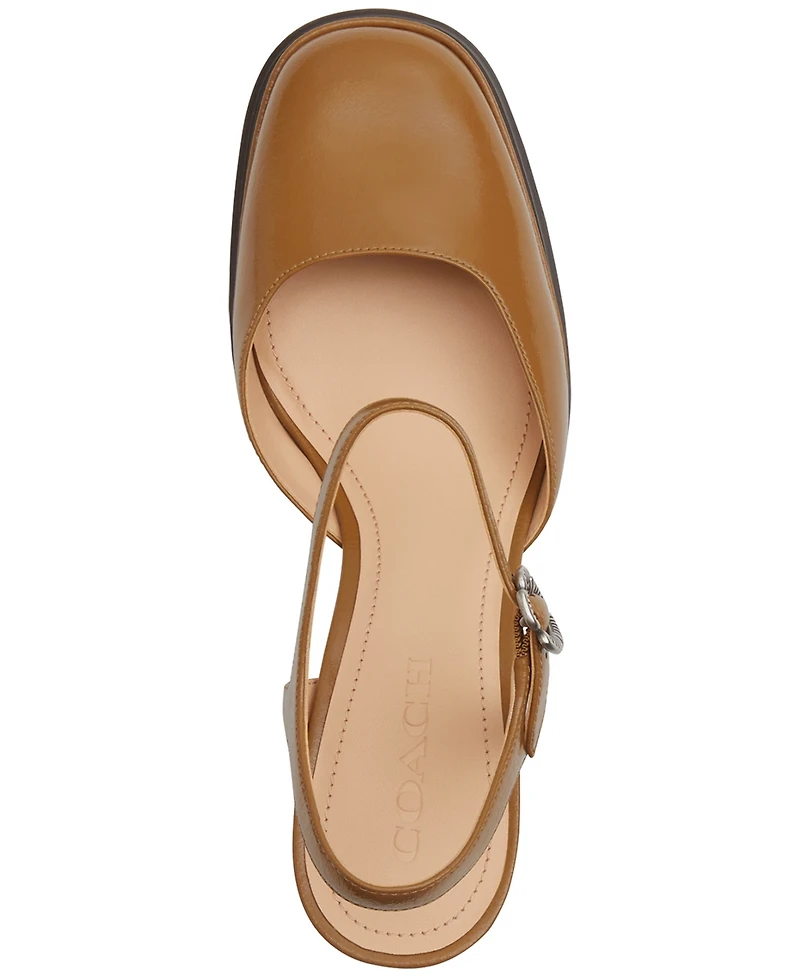 Coach Women's Sculpted-Heel Platform Pumps