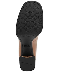 Coach Women's Sculpted Block Heel Pumps