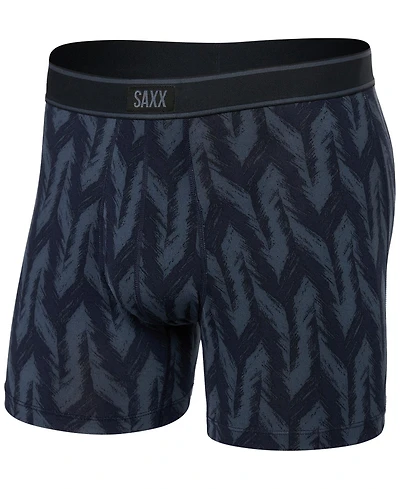 Saxx Men's Daytripper Moisture-Wicking Printed Boxer Briefs