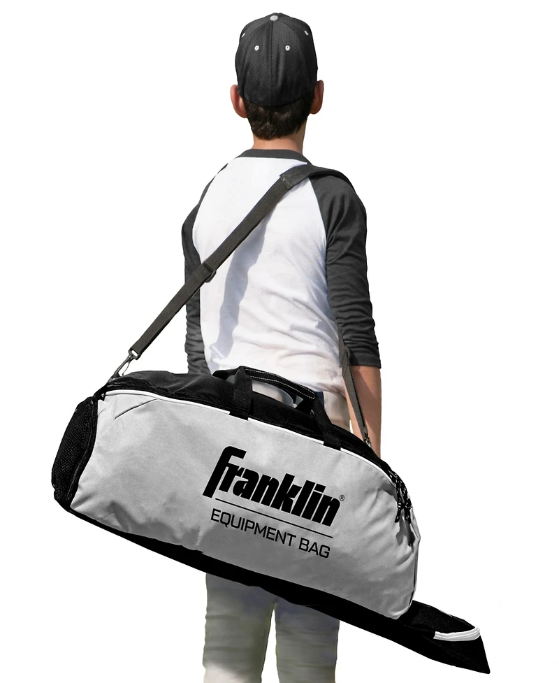 Franklin Sports Jr. Size Grey Equipment Bag