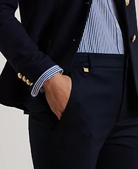 Lauren Ralph Double-Faced Stretch Cotton Pant