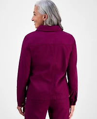 Style & Co Petite Twill Jacket, Macy's Exclusive