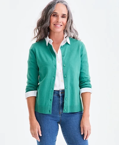 Style & Co Women's Button-Down Long-Sleeve Cardigan, Created for Macy's