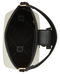 Anne Klein Covered Buckle Convertible Strap Bucket Bag