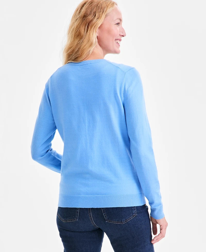 Style & Co Women's Button-Down Long-Sleeve Cardigan, Created for Macy's