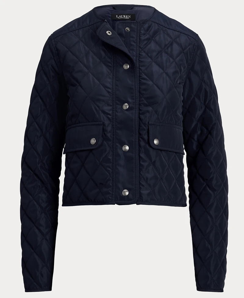 Lauren Ralph Lauren Women's Diamond Cropped Quilted Jacket