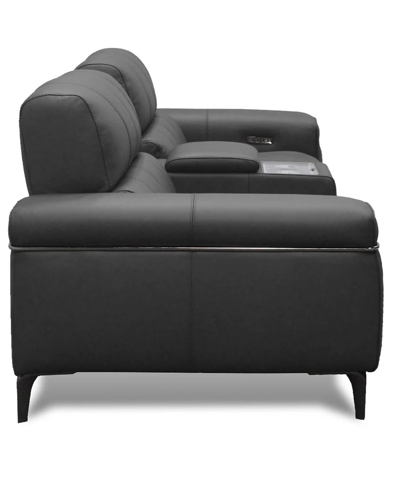 Wyndill 3-Pc. Leather Sofa with 2 Power Recliners, Exclusively at Macy's