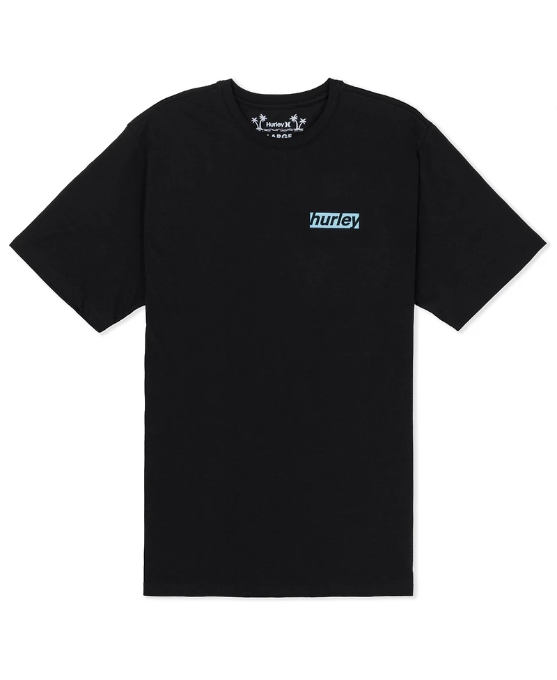 Hurley Men's Throwback Fill Short Sleeve T-Shirt