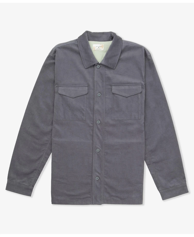 Hurley Men's Lido Cord Long Sleeve Overshirt