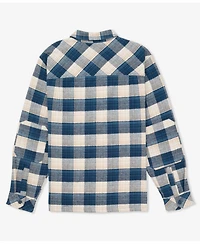 Hurley Men's Santa Cruz Seaside Flannel Long Sleeve Shirt