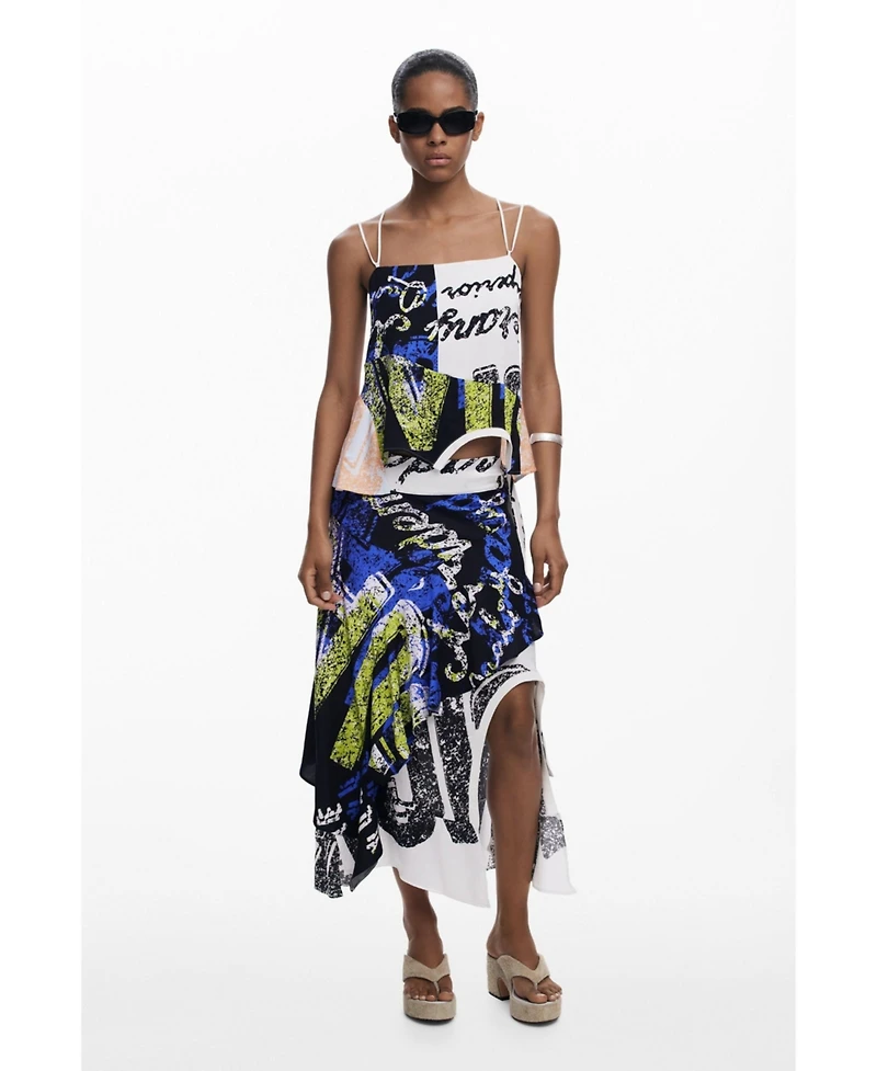 Desigual Women's Asymmetric skirt