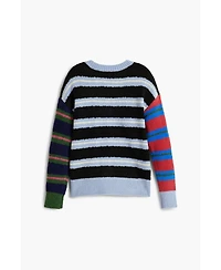 Desigual Boys Boys's Textured striped sweater
