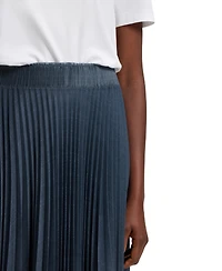 Boss by Hugo Women's Plisse Pleated Lined Tulle Skirt