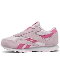 Reebok Toddler Girls Classic Nylon Stretch Lace Casual Sneakers from Finish Line