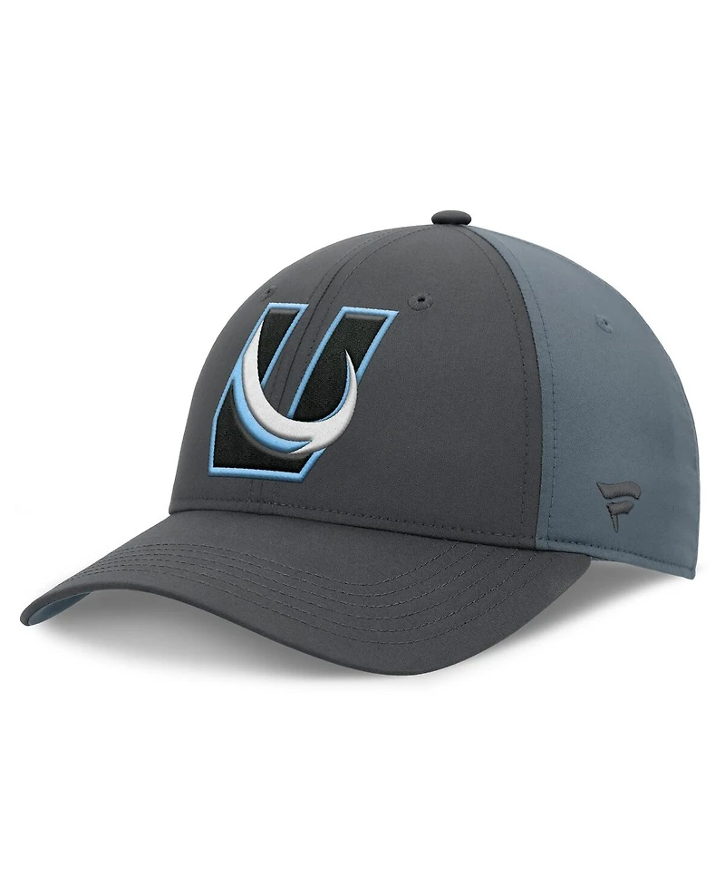 Fanatics Men's Gray/Charcoal Utah Mammoth Alternate Logo Adjustable Hat