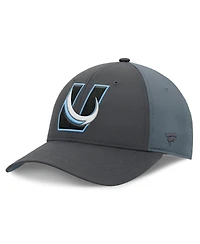 Fanatics Men's Gray/Charcoal Utah Mammoth Alternate Logo Adjustable Hat