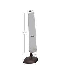 Mondawe Fits (10',11', 13') x 108"H Cantilever Umbrella Protective Cover