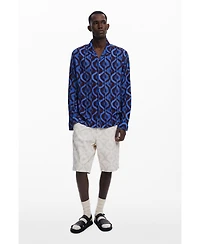 Desigual Men's Long-sleeve shirt with suns