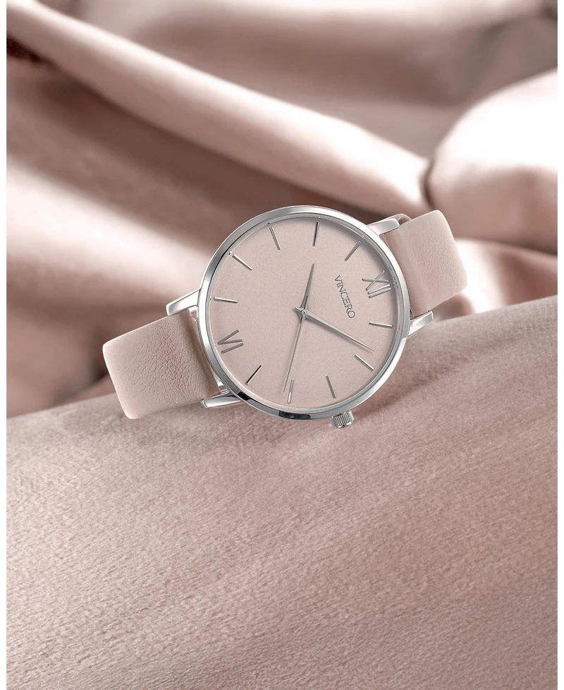 Vincero Women's Eros Limited Release Watch with Italian Leather Strap and Mineral Crystal