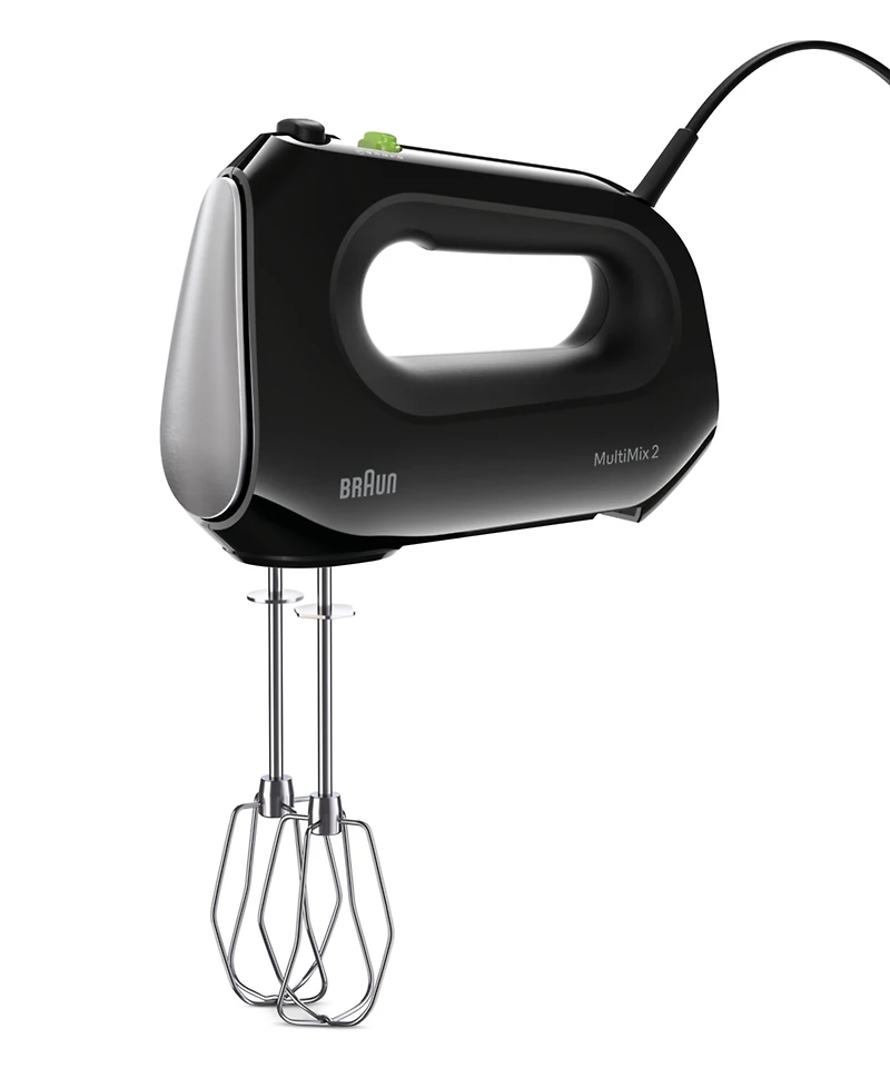 Braun Multimix2 5-Speed 250-Watt Hand Mixer, Black