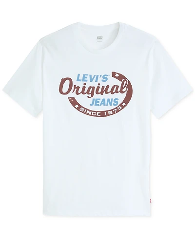 Levi's Men's Classic Fit Short Sleeve Logo Graphic Crewneck T-Shirt