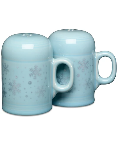 Fiesta Sky Snowflakes Rangetop Large Salt & Pepper Shakers, Exclusively at Macy's