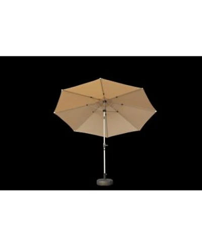 Flynama Outdoor 9FT Patio Table Waterproof Umbrella with Push Button Tilt Crank with 8 Sturdy Ribs