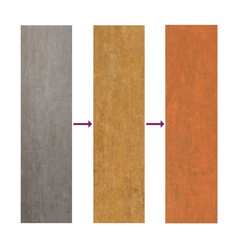 vidaXL Garden Raised Bed Rusty 39.4"x39.4"x17.7" Corten Steel