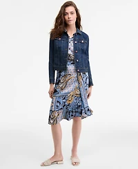Jones New York Women's Chelsea Denim Trucker Jacket