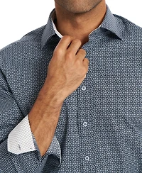 Nick Graham Men's Corner Square Dress Shirt