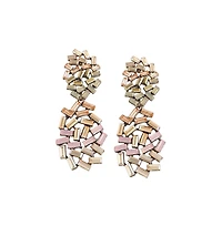Sohi Women's Crystal Drop Earrings