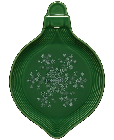 Fiesta Jade Snowflakes Ornament Shaped Plate, Exclusively at Macy's