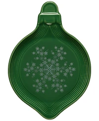 Fiesta Jade Snowflakes Ornament Shaped Plate, Exclusively at Macy's