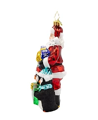 Christopher Radko Dave Thomas Foundation Santa Flurry Friends Ornament