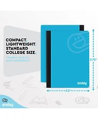 Enday Composition Notebooks College Ruled Paper, Pink Hard Cover Notebook, Premium Lined Books, 100 Sheets Notebook