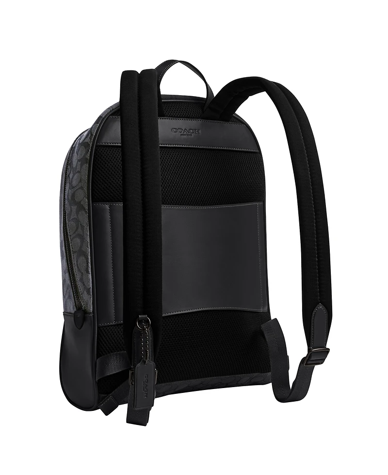 Coach Men's Signature Jacquard Backpack